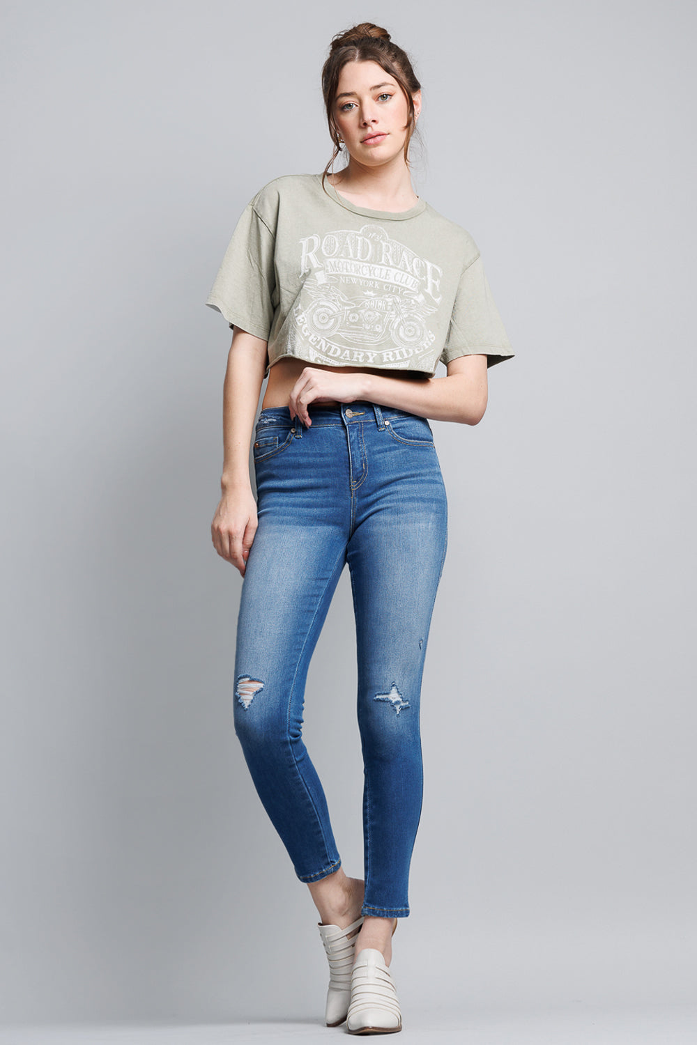 Destructed Skinny Jeans