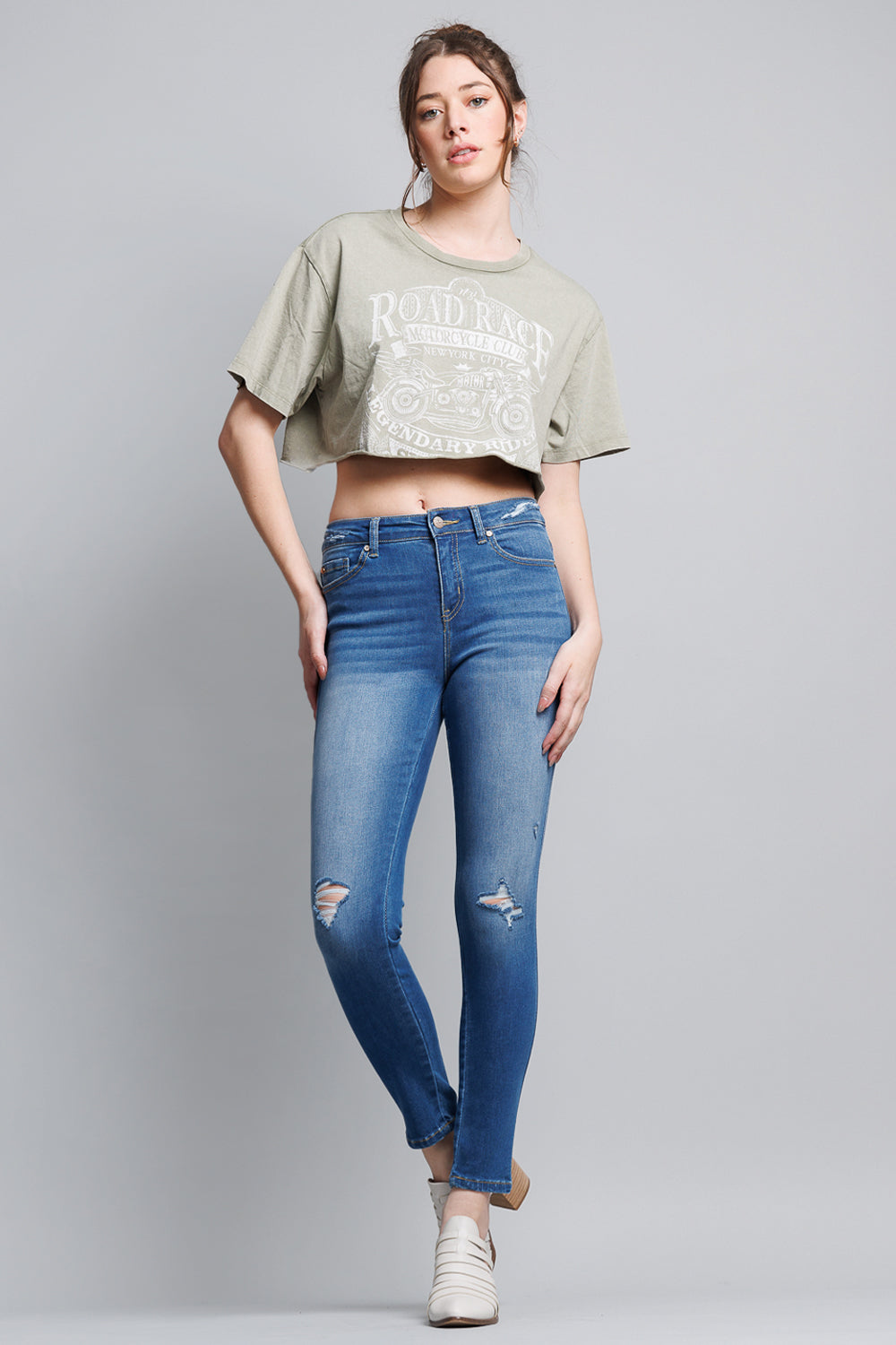 Destructed Skinny Jeans