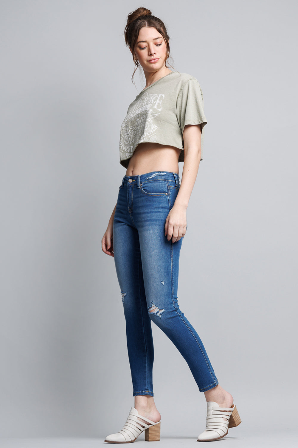 Destructed Skinny Jeans