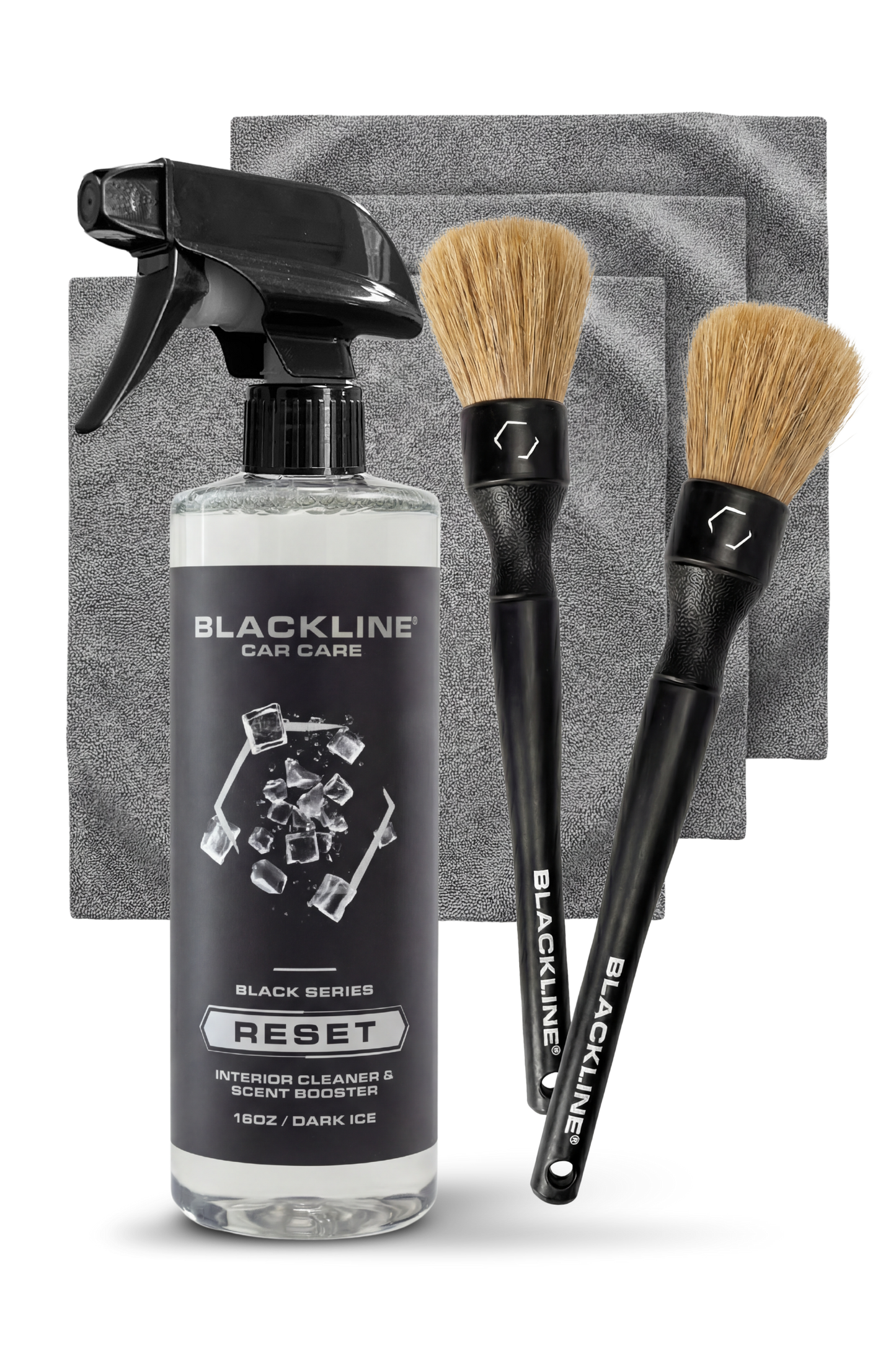 BLACKLINE® BOAR'S HAIR BRUSH SET