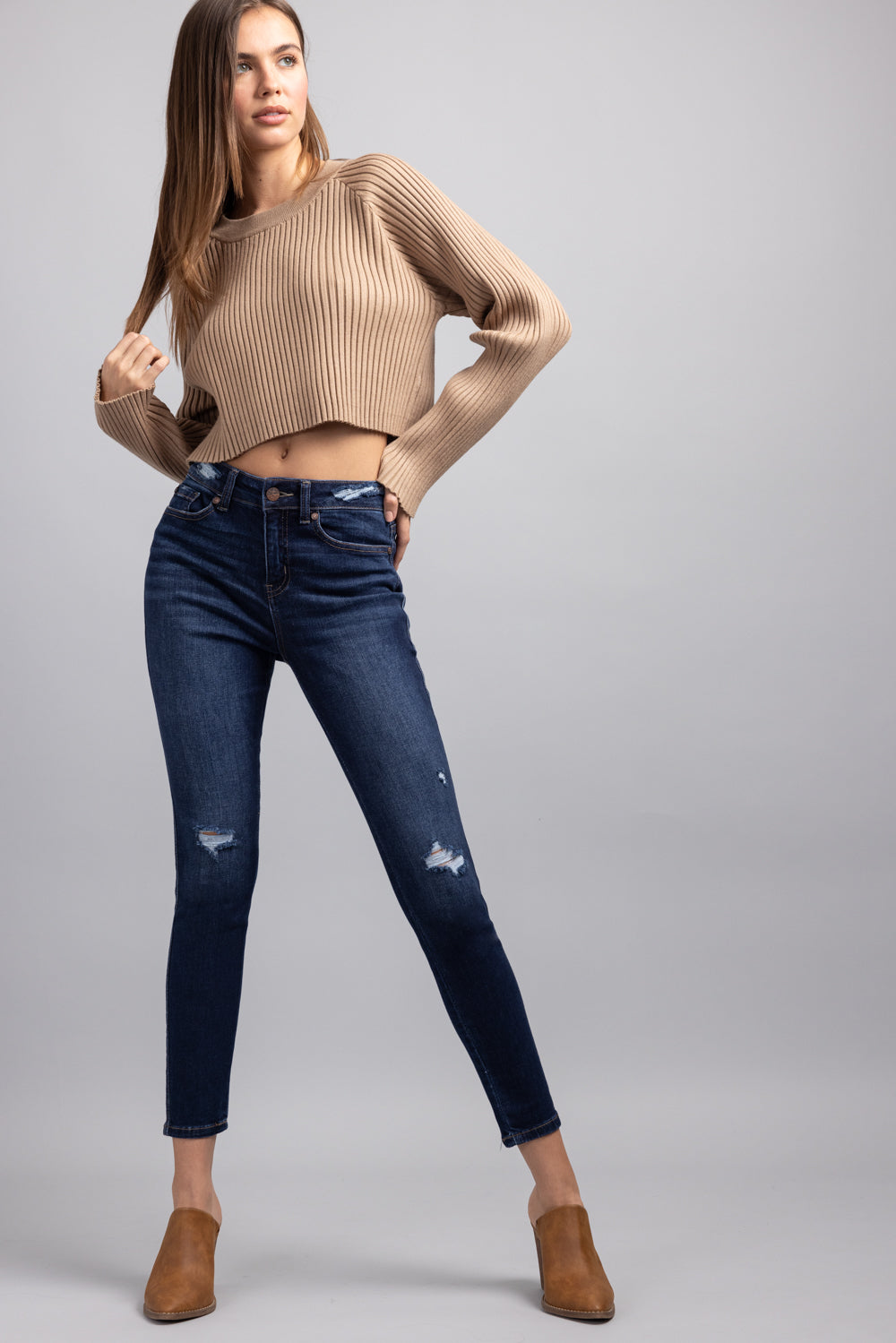 Destructed Skinny Jeans