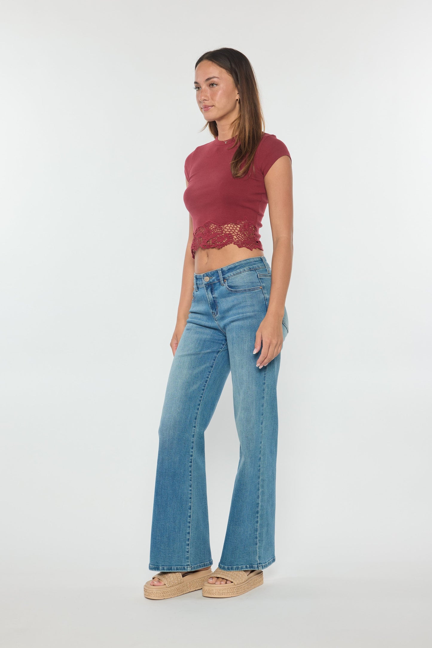 High Rise Wide Leg