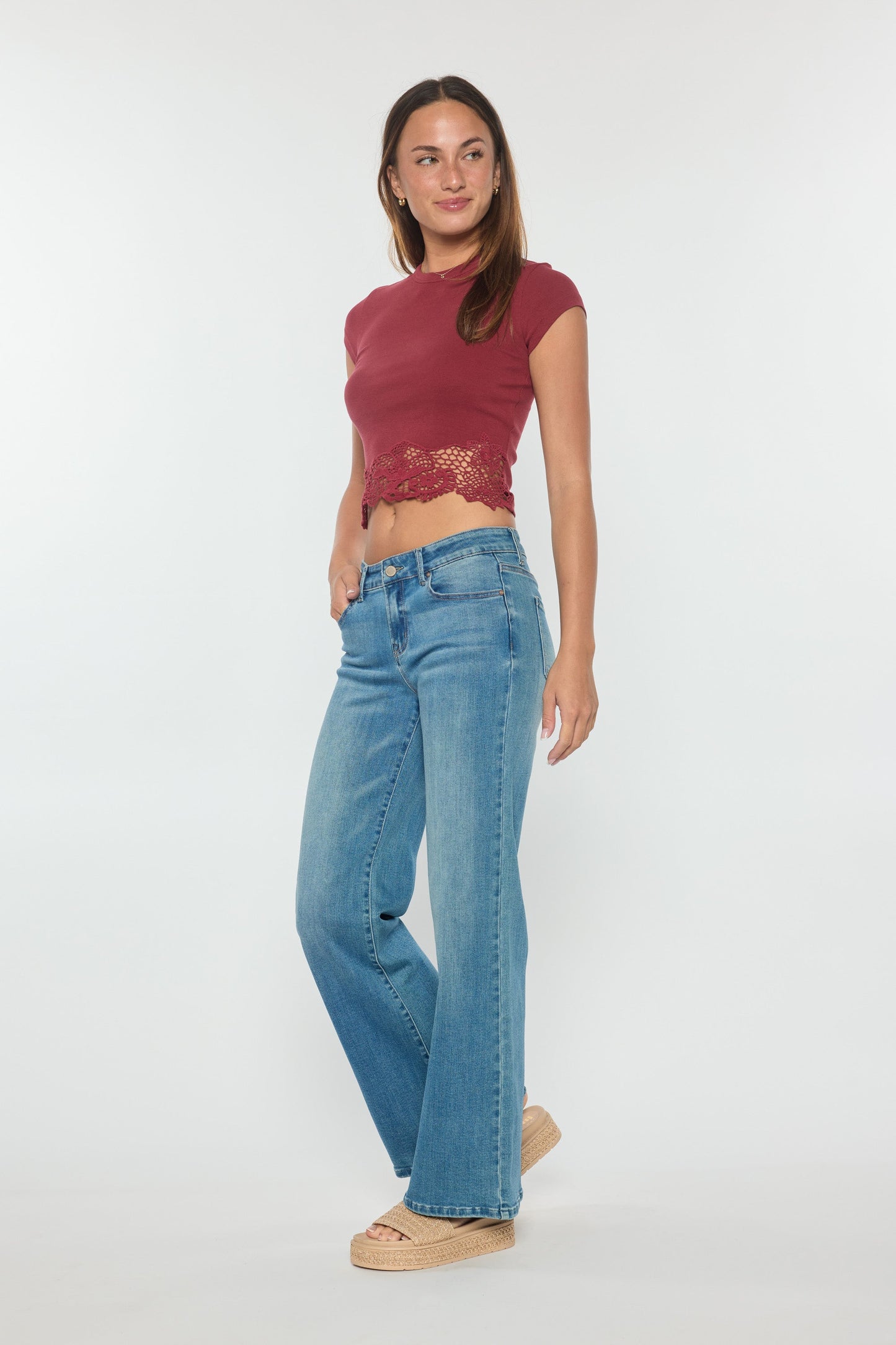 High Rise Wide Leg