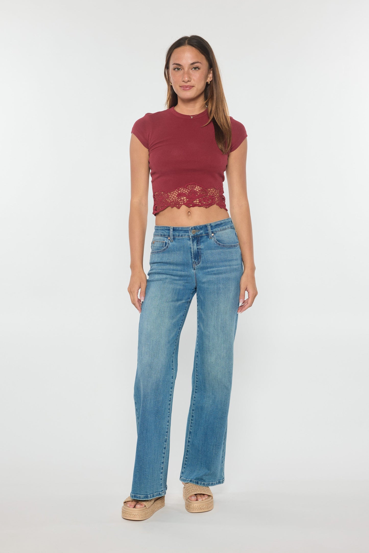 High Rise Wide Leg