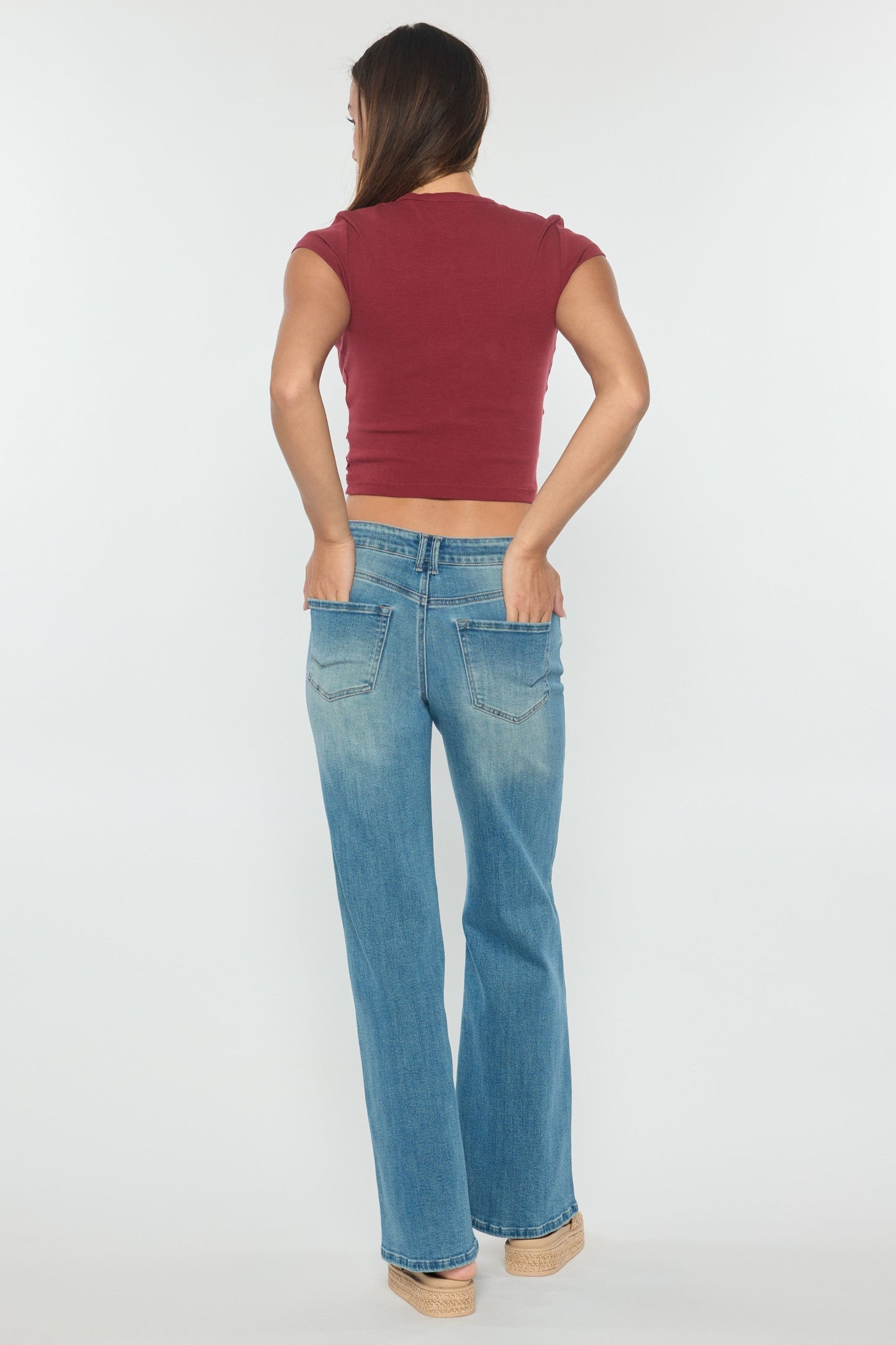 High Rise Wide Leg