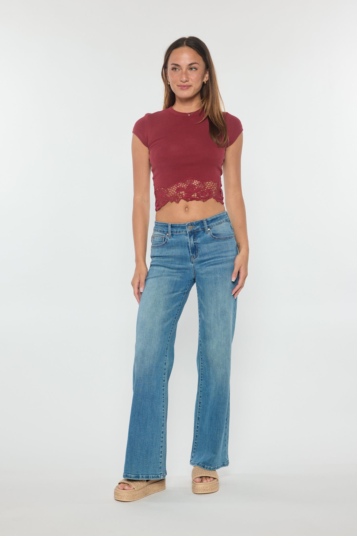 High Rise Wide Leg