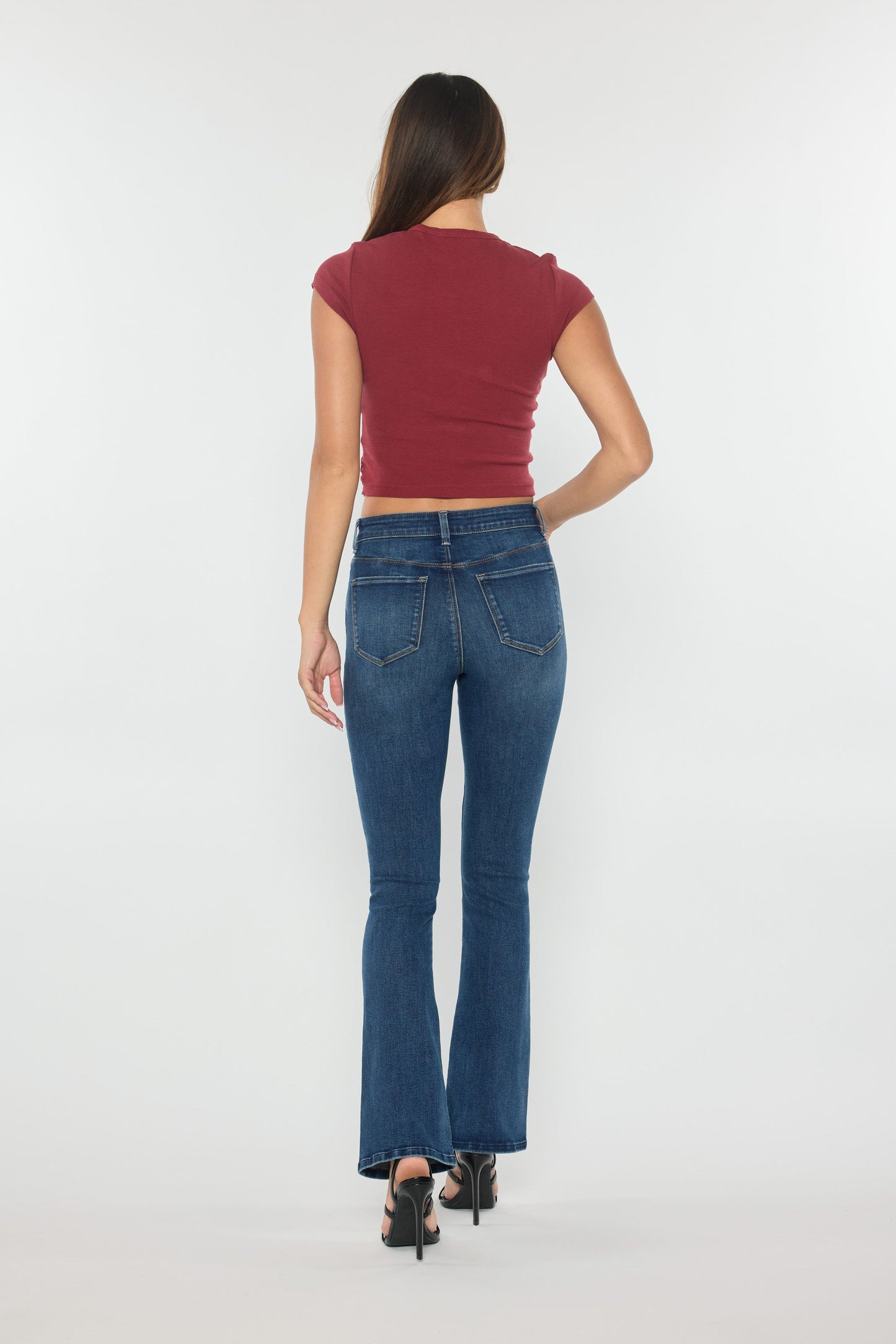 High Rise Hip Padded Bootcut