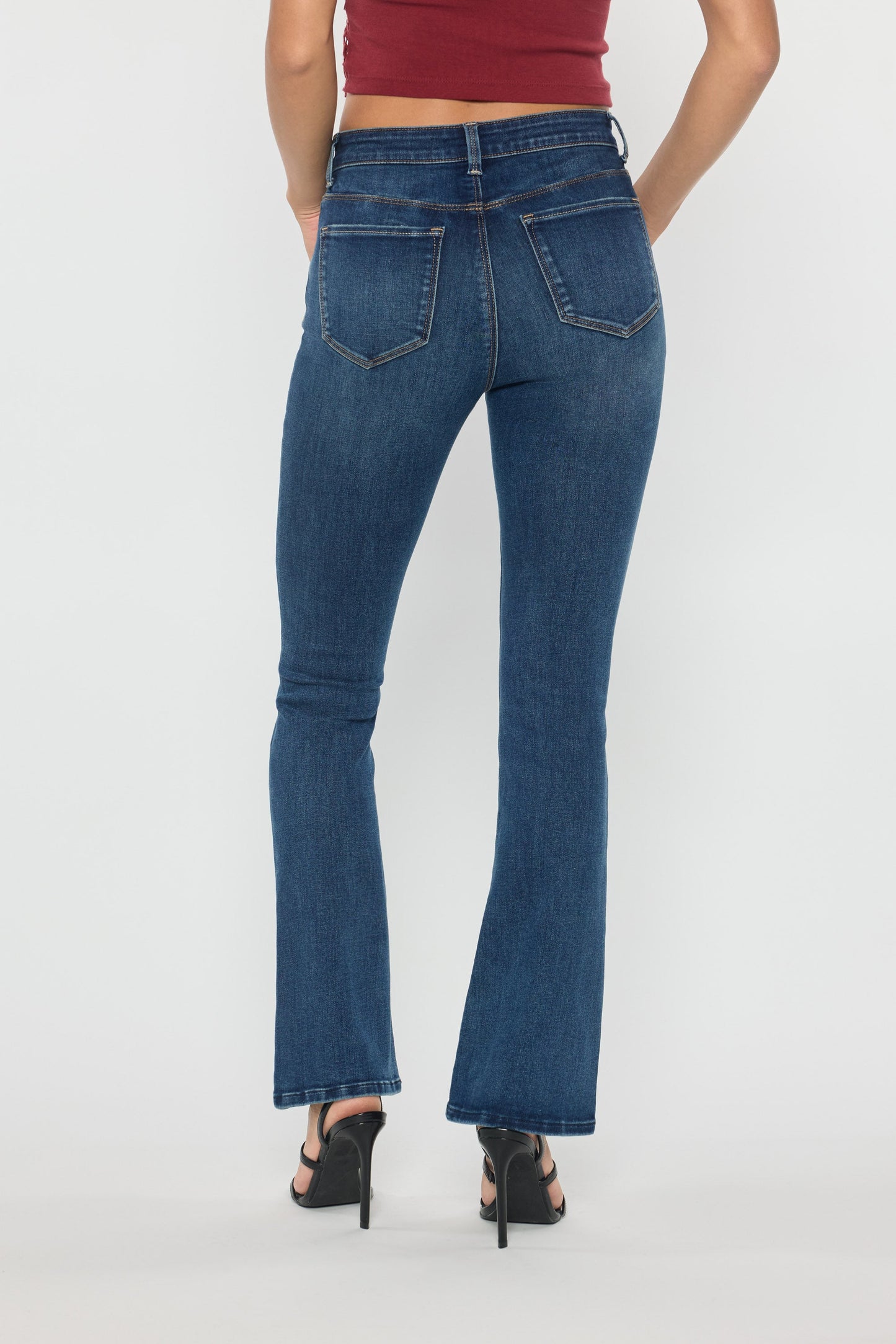 High Rise Hip Padded Bootcut