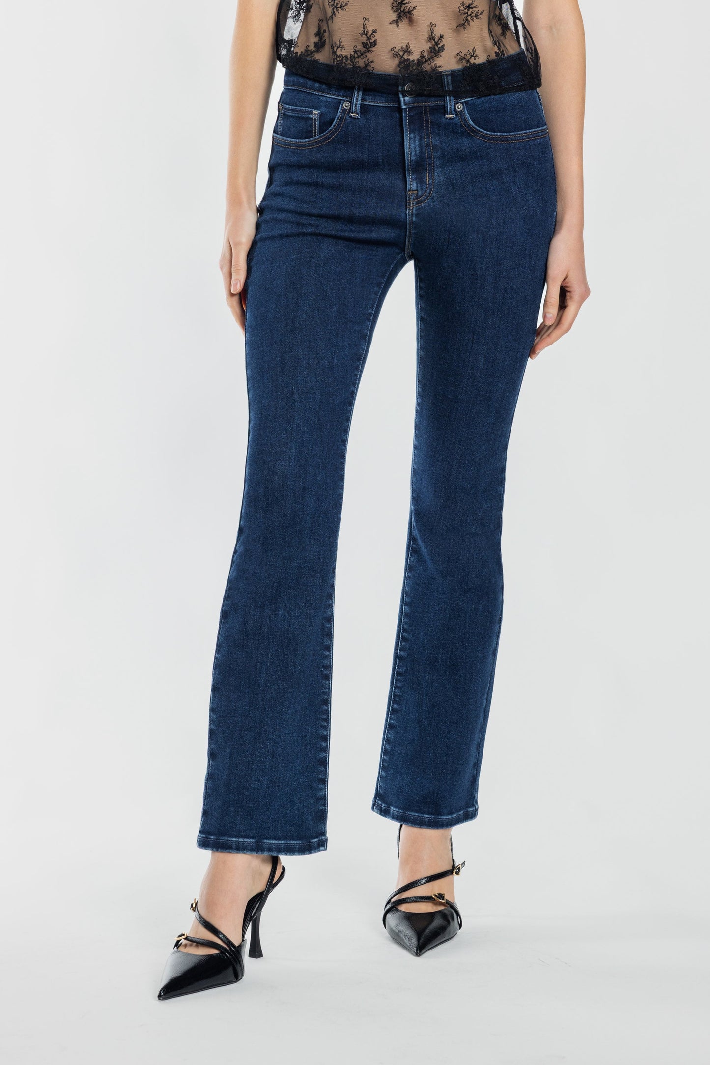 High Rise Baby Bootcut