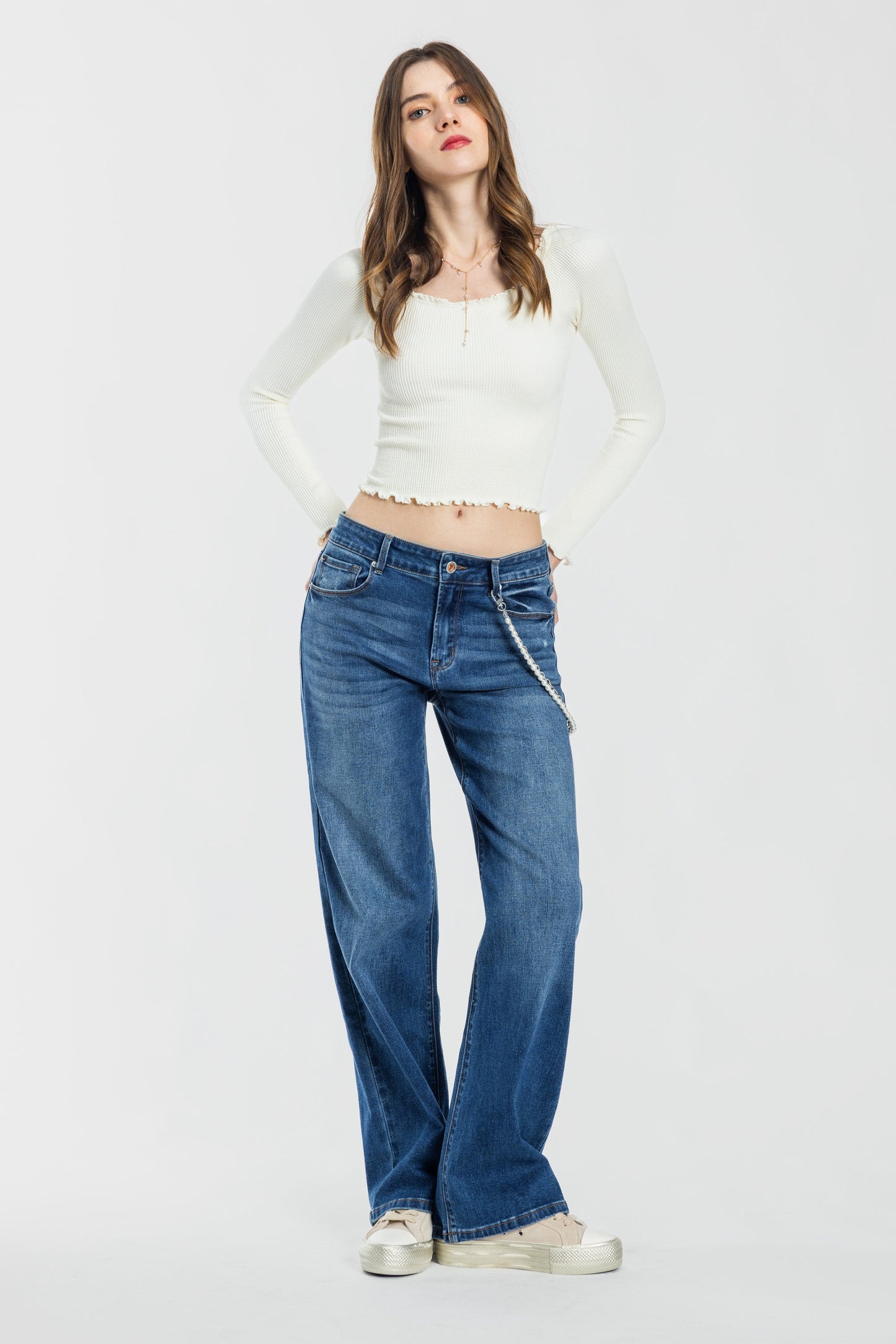 High Rise Wide Leg