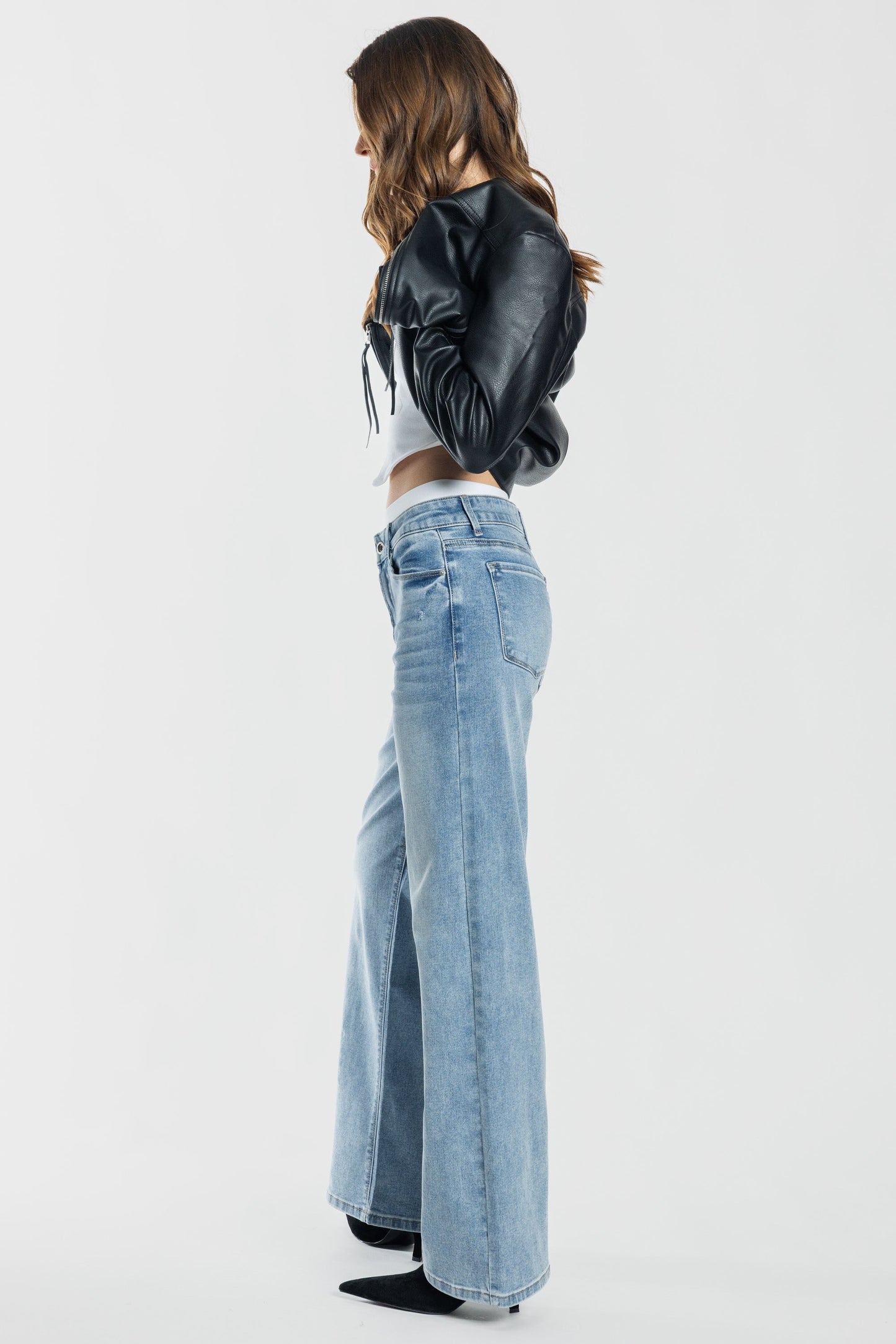 High Rise Wide Leg