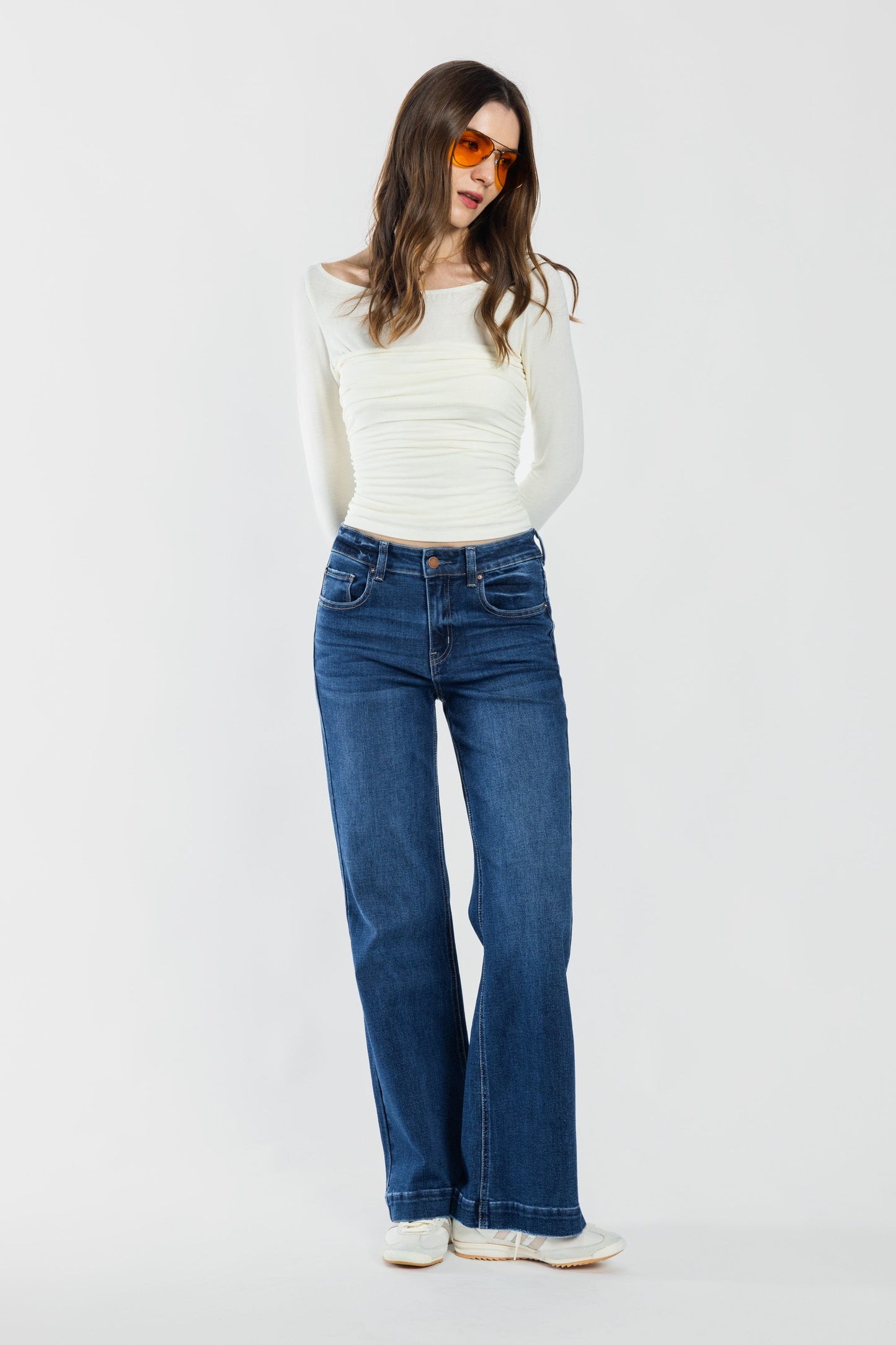 High Rise Wide Leg