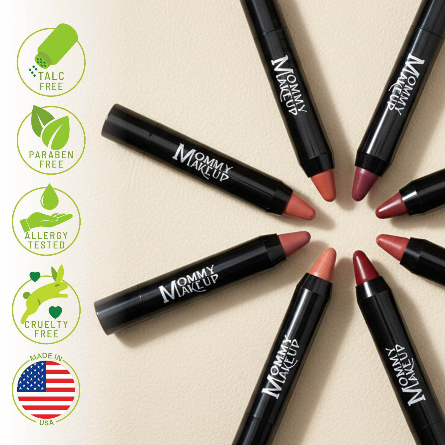 Triple Sticks Lipstick, Cream Blush, and Treatment in Toasted Berry