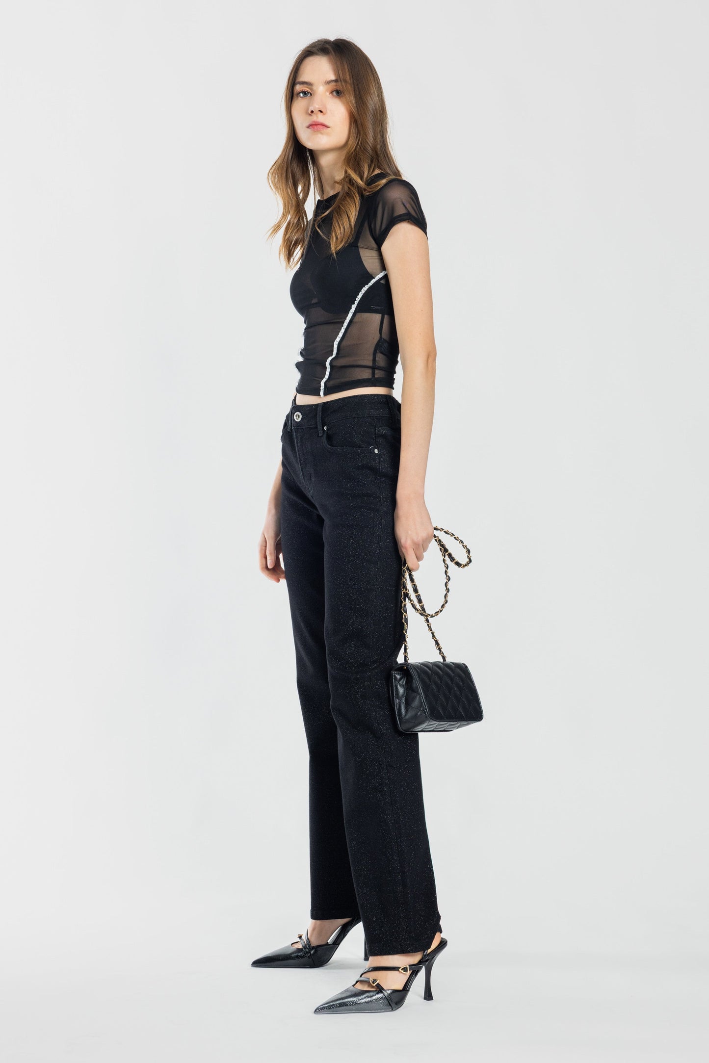 High Rise Relaxed Straight